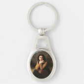 Mignon Innocence of Adolescent Girl, Bouguereau Sleutelhanger (Voorkant)