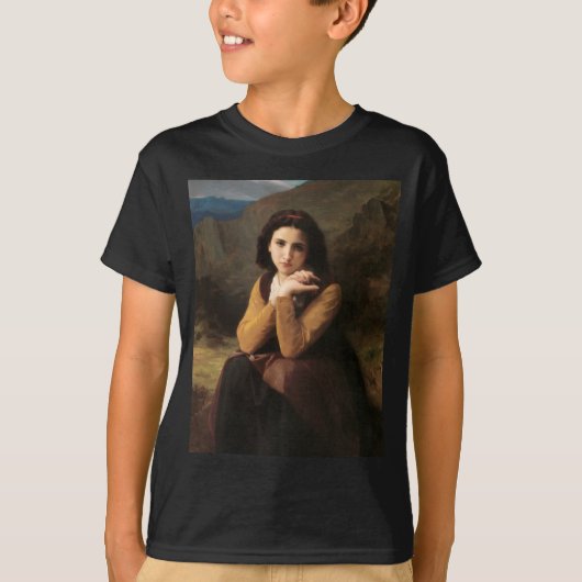 Mignon Innocence of Adolescent Girl, Bouguereau T-shirt (Voorkant)