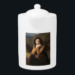 Mignon Innocence of Adolescent Girl, Bouguereau Theepot<br><div class="desc">De ochtendmist klampte zich vast aan de velden, een zilveren sluier over de dauw kuste wilde bloemen. Mignon, haar blote voeten die patronen in de vochtige aarde traceren, ademde diep, de geur van kamperfoelie zwaar in de lucht. Dit was haar wereld, het Franse platteland, een wandtapijt geweven met levendige greens,...</div>