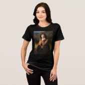 Mignon Innocence of Adolescent Girl, Bouguereau Tri-Blend Shirt (Voorkant volledig)