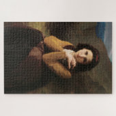 Mignon (Lief jong Frans meisje) (door Bouguereau) Legpuzzel (Horizontaal)