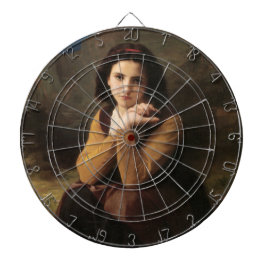 Mignon (Lieve Jonge Franse Meisje) (door Bouguerea Dartbord