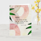 Mignon McLaughlin hoopte citaat blanco Kaart (Gele Bloem)
