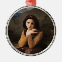 Mignon (Sweet Young French Girl) (door Bouguereau)