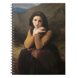 Mignon (Sweet Young French Girl) (door Bouguereau) Notitieboek