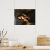 Mignon (Sweet Young French Girl) (door Bouguereau) Poster (Keuken)