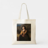 Mignon (Sweet Young French Girl) (door Bouguereau) Tote Bag (Achterkant)
