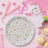 Mignonette Aardbeien Frans Blauw Groot Bord (Feest)