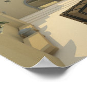 Migrage CSGO-kaart met laag poly Poster (Hoek)