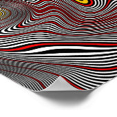 Migraine Aura Op Art Poster (Hoek)