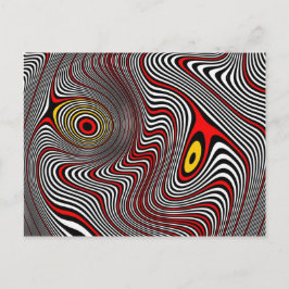 Migraine Aura optische illusie Briefkaart