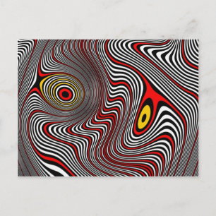 Migraine Aura optische illusie Briefkaart