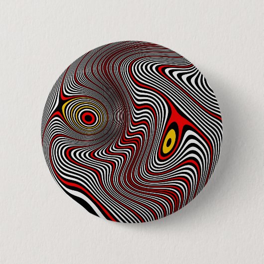 Migraine Aura optische illusie Ronde Button 5,7 Cm (Voorkant)
