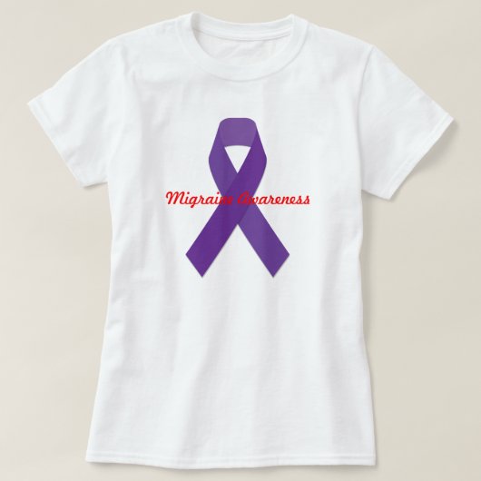 Migraine Awareness T-Shirt voor vrouwen (Design voorkant)