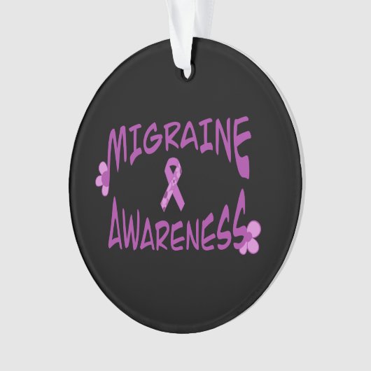 Migraine bewustzijn acryl Ornament (voorkant)