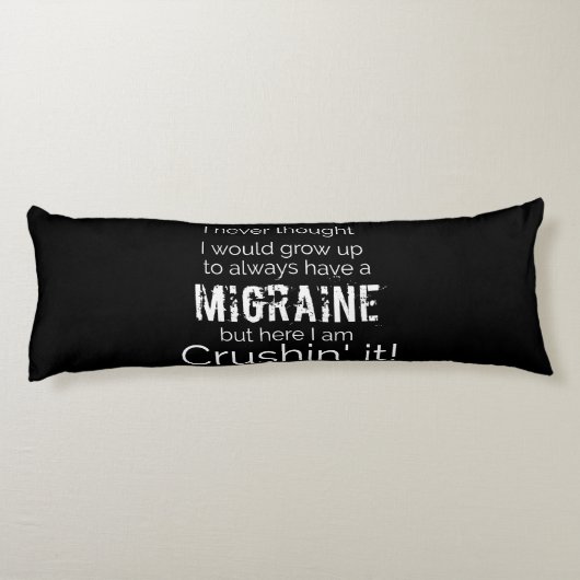 Migraine Body Pillow Lichaamskussen (Achterkant)