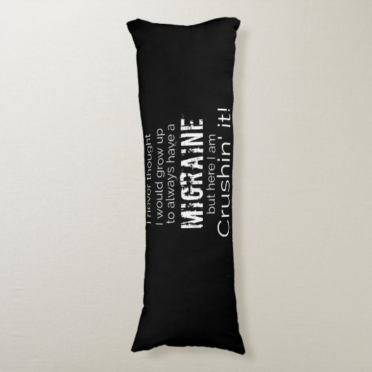 Migraine Body Pillow Lichaamskussen (Voorkant Verticaal)