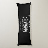 Migraine Body Pillow Lichaamskussen (Achterkant (Verticaal))