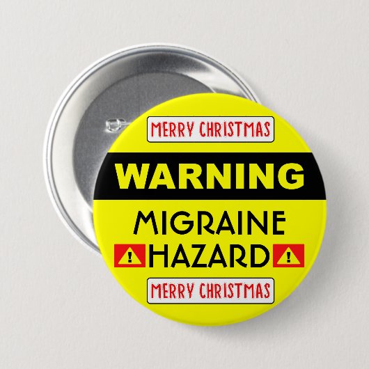 Migraine Hazard™ Button (Voorkant /achterkant)