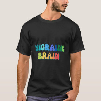 Migraine Hersenhoofdpijn Bewustzijn Rainbow Colore T-shirt