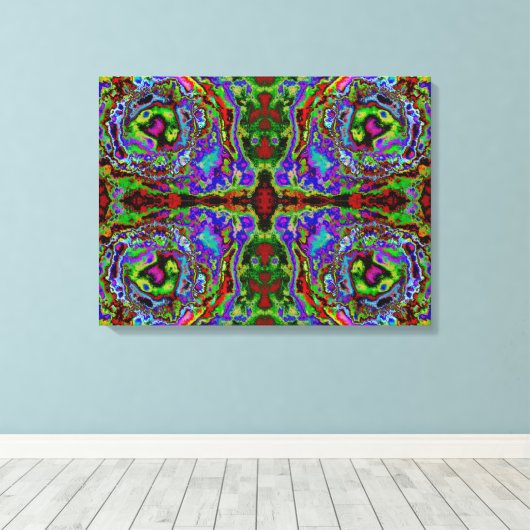 "Migraine - Het is meer dan alleen hoofdpijn" Canvas Afdruk (Insitu (Houten vloer))