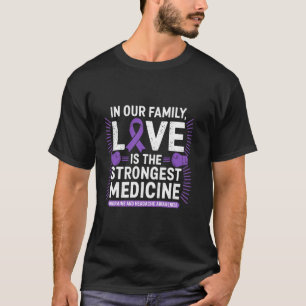 Migraine Hoofdpijn Bewustzijn Liefde Sterkste Medi T-shirt
