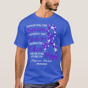 Migraine hoofdpijn bewustzijn ondersteunen van de  t-shirt
