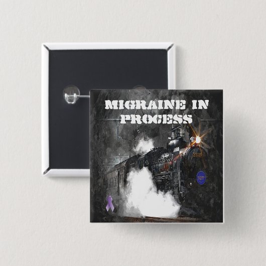 Migraine in proces Button (Voorkant /achterkant)