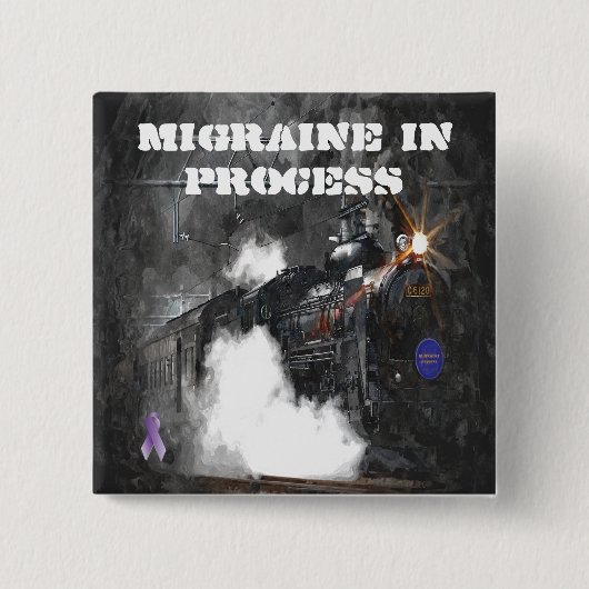 Migraine in proces Button (Voorkant)