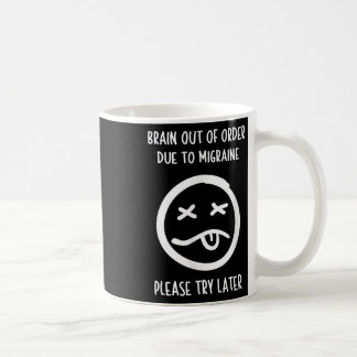 Migraine Relief Humor T-Shirt - Migraine Awareness Koffiemok