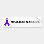 Migraine Warrior - bumpersticker (Voorkant)