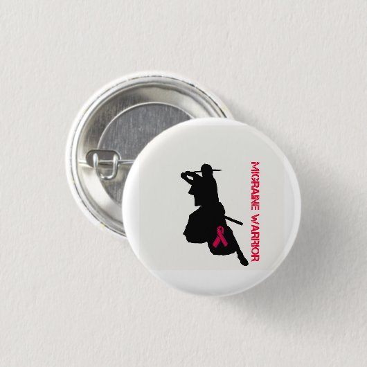 Migraine Warrior Ronde Button 3,2 Cm (Voorkant /achterkant)