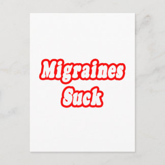 Migraines Suck Briefkaart