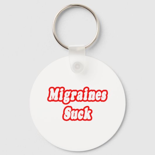 Migraines Suck Sleutelhanger (Voorkant)