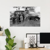 Migrant Family, 1940 Poster (Thuiskantoor)