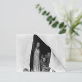 Migrant Family during Pea Harvest — 1939 Briefkaart (Staand voorkant)