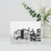 Migrant home 1937. briefkaart (Staand voorkant)