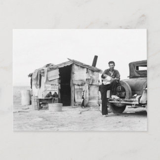 Migrant home 1937. briefkaart