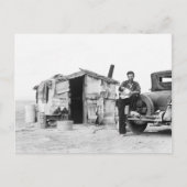 Migrant home 1937. briefkaart (Voorkant)