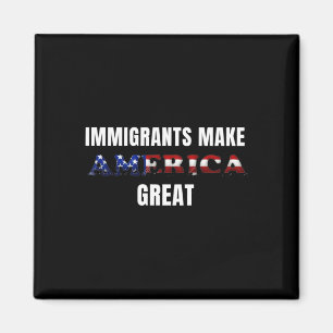 Migranten maken Amerika tot grote Sticker Magneet