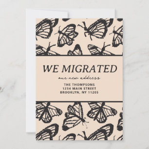 Migratie bewegende aankondiging