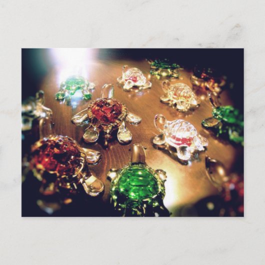 Migratie - Glazen schildpadden Briefkaart (Voorkant)