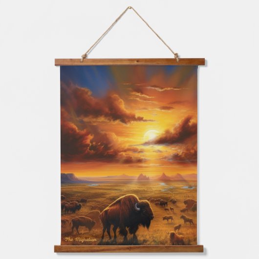 Migratie Hangend Wandkleed (Voorkant)