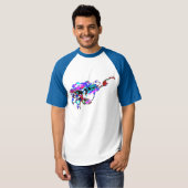 Migratie T-shirt (Voorkant volledig)