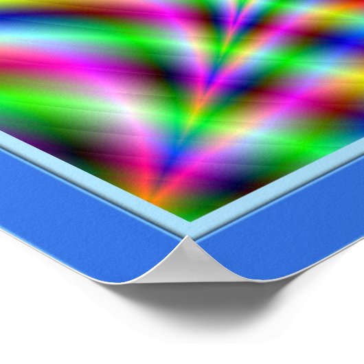 Migratie van kleuren poster (Hoek)