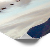 Migratie van vogels / Natuur Fotografie Poster (Hoek)