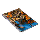 Migrating monarch butterflips cling to leaves notitieboek (Rechterzijde)