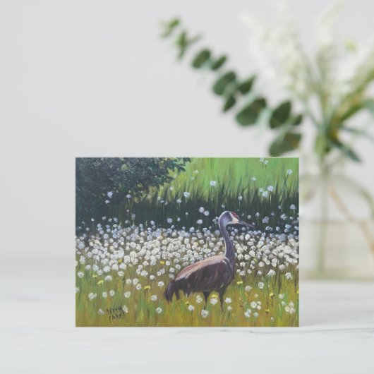 Migrating Sandhill Cranes Briefkaart (Staand voorkant)
