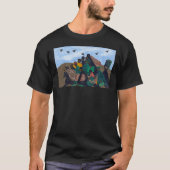 Migration Series, Panel 3 Jacob Lawrence Classi T-shirt (Voorkant)