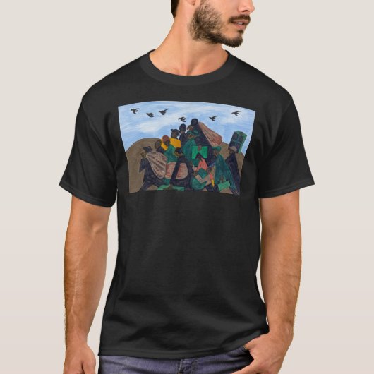 Migration Series, Panel 3 Jacob Lawrence Classi T-shirt (Voorkant)